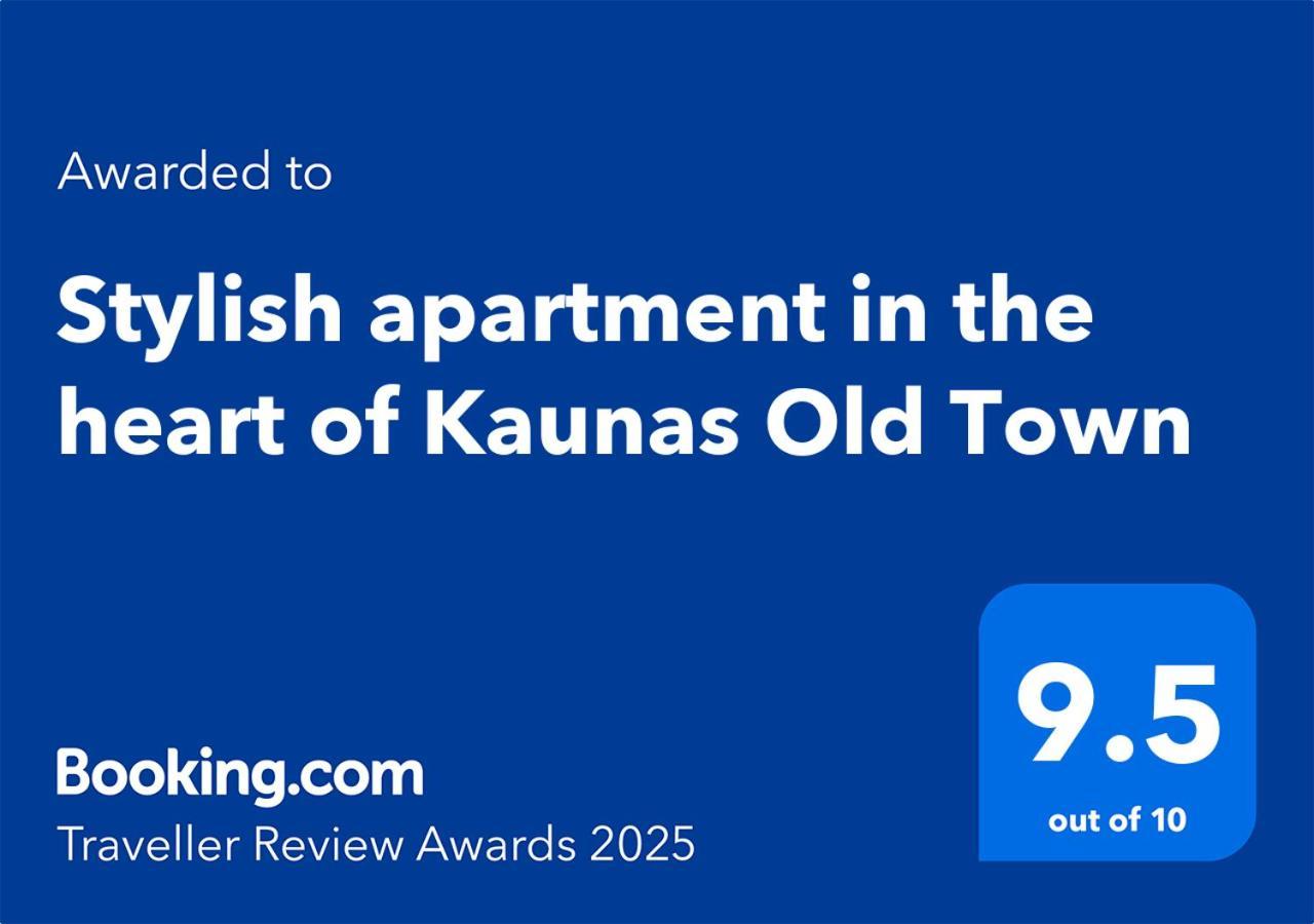 Stylish Apartment In The Heart Of Kaunas Old Town Luaran gambar
